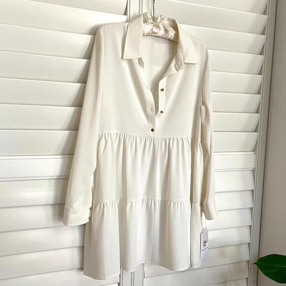 *NWT* Amanda Uprichard Long Sleeve Pierre Mini Dress Size M - Picture 7 of 13